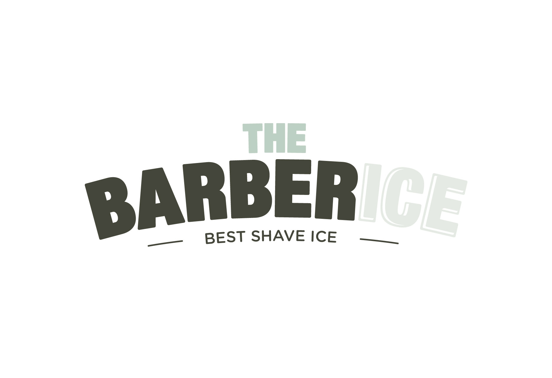 Diseño de marca para heladería Barberice - identidad corporativa / ilustración