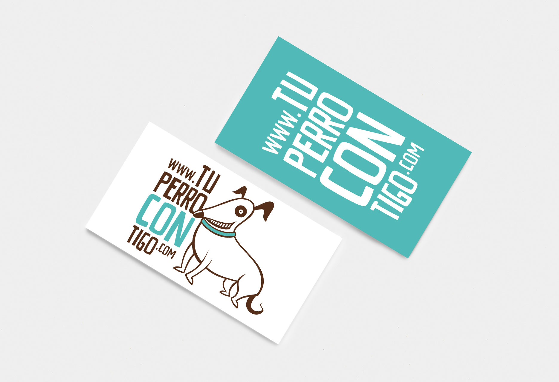 Design of brand and website Tu perro contigo - poster / web design / branding / illustration