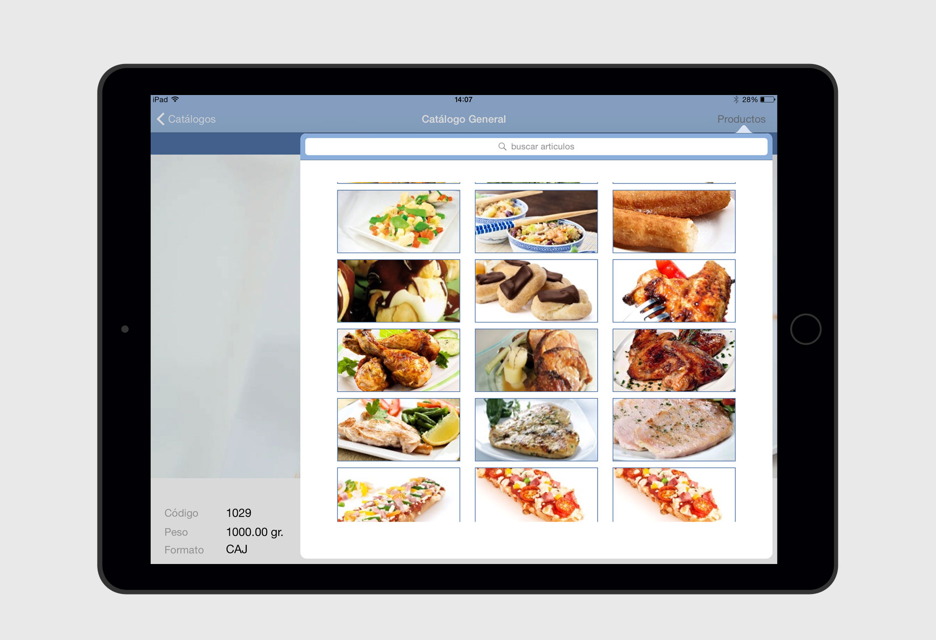 iPad application Delivery App Dona Dona - mobile app / iOS development - 2014