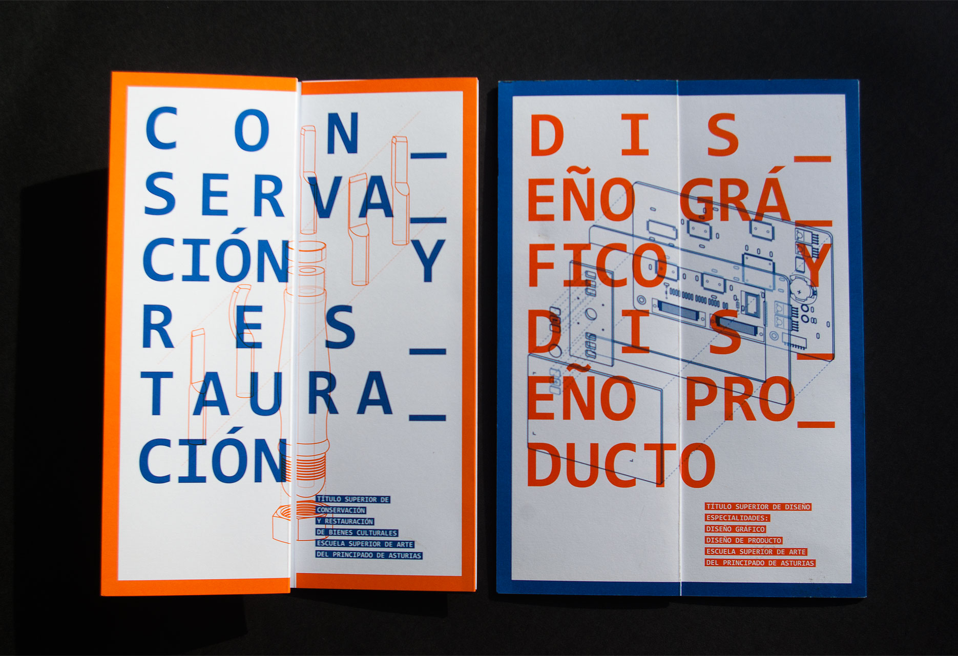 Brochures ESAPA - publishing design