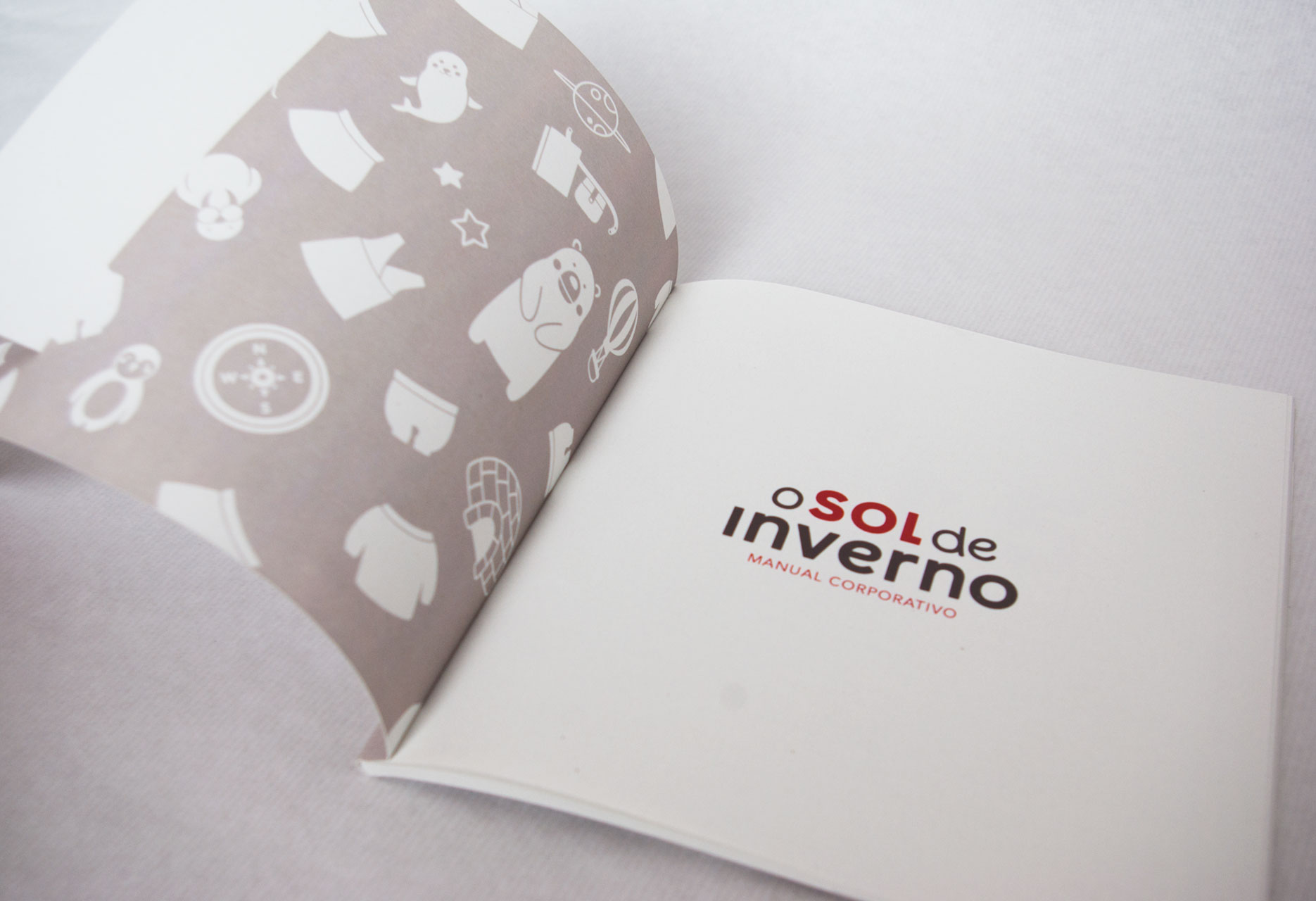 Design child brand O sol de inverno - web design / branding / illustration / packaging