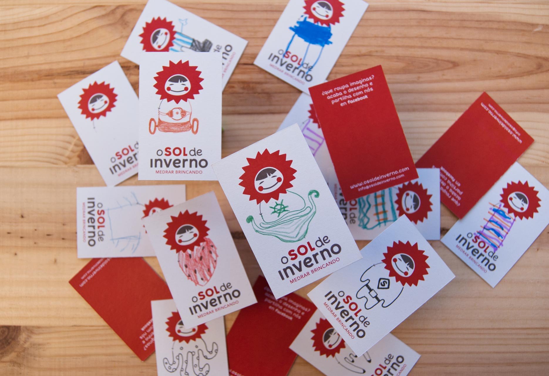 Design child brand O sol de inverno - web design / branding / illustration / packaging