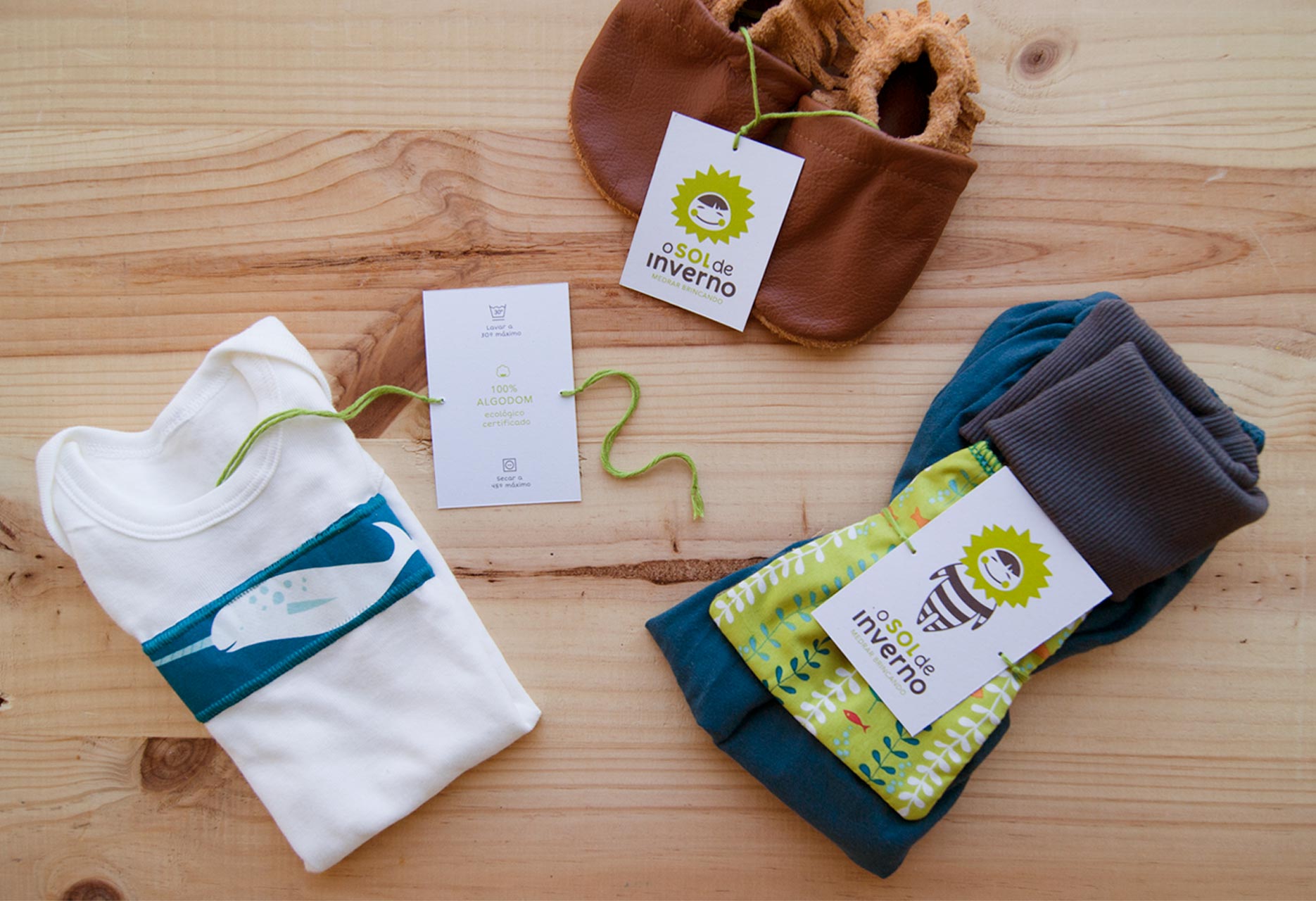 Design child brand O sol de inverno - web design / branding / illustration / packaging - 2015