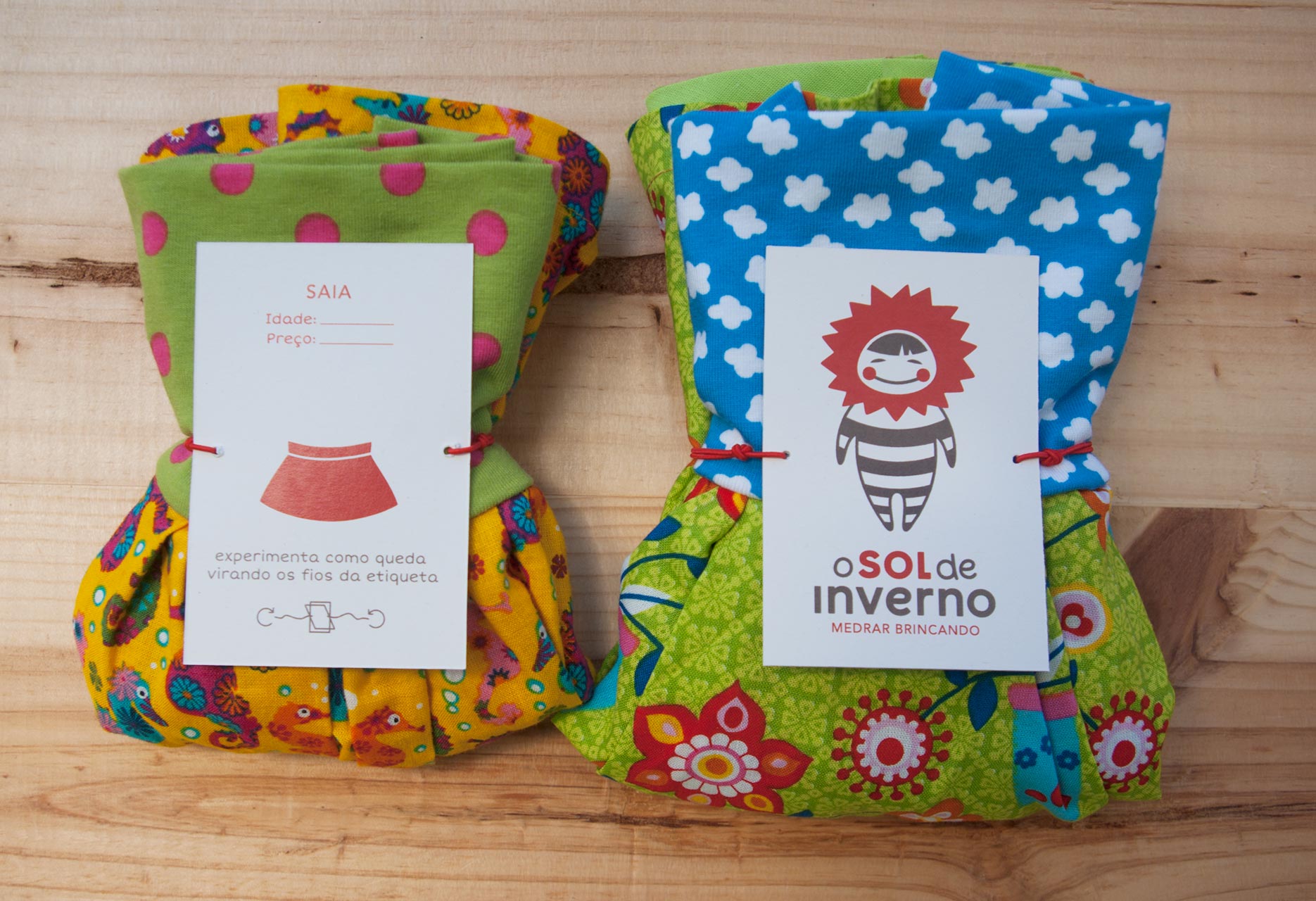 Design child brand O sol de inverno - web design / branding / illustration / packaging