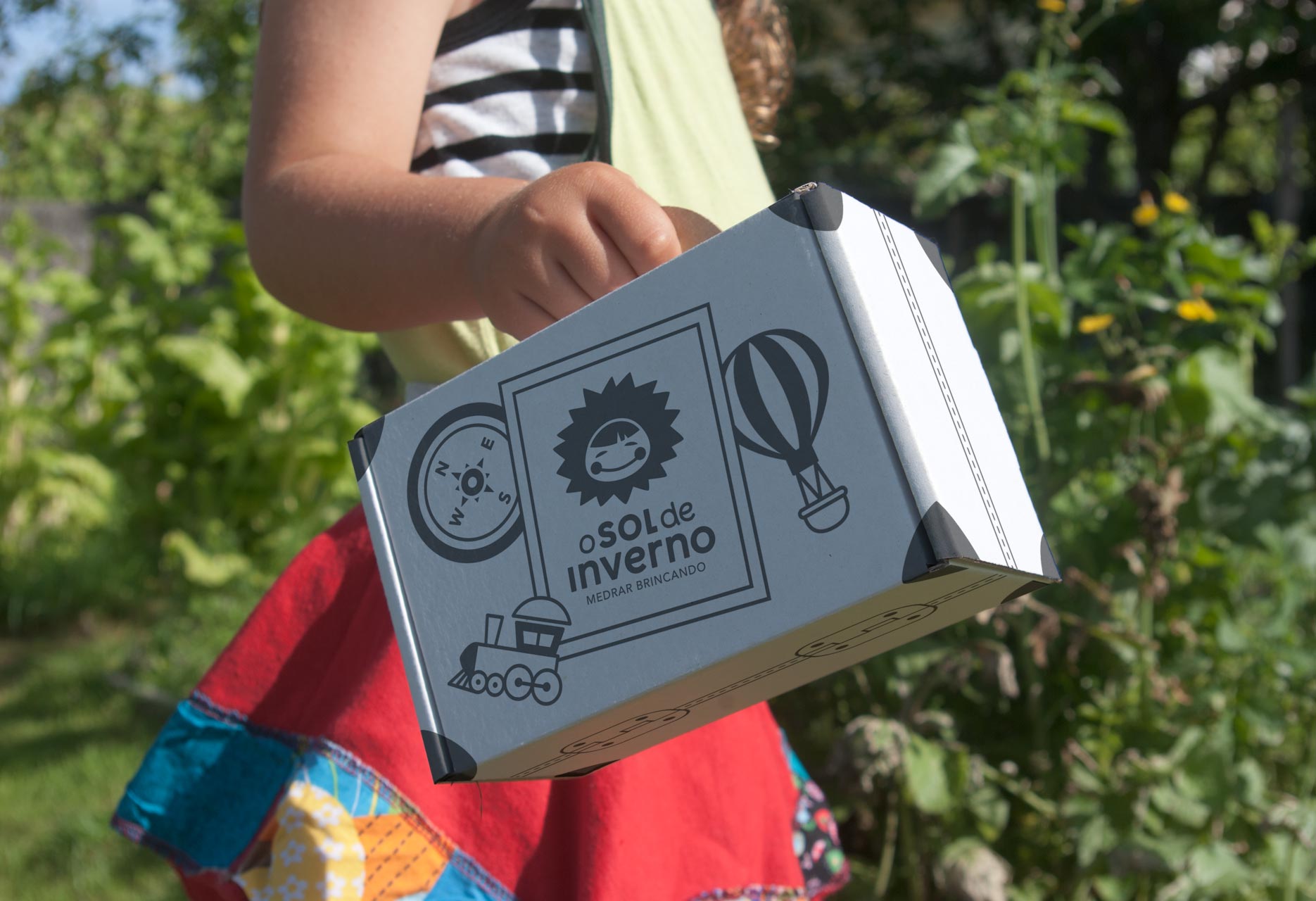 Design child brand O sol de inverno - web design / branding / illustration / packaging - 2015
