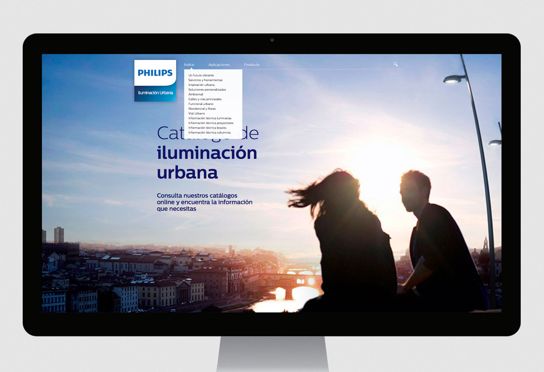 Catálogo web on-line E-Catalogo Philips - desarrollo web / gestor de contenidos - 2015
