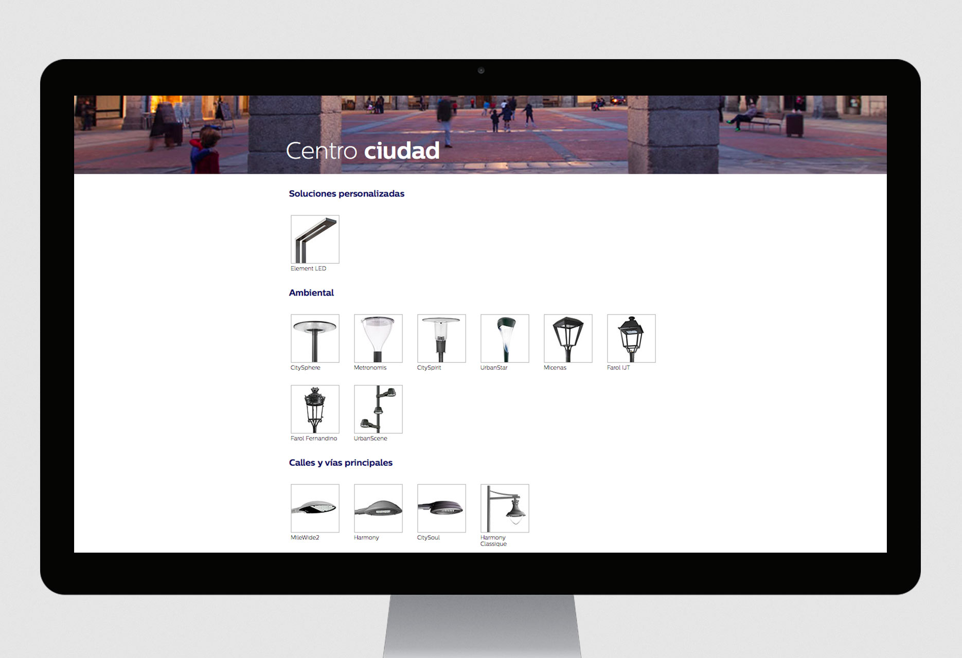 Catálogo web on-line E-Catalogo Philips - desarrollo web / gestor de contenidos - 2015