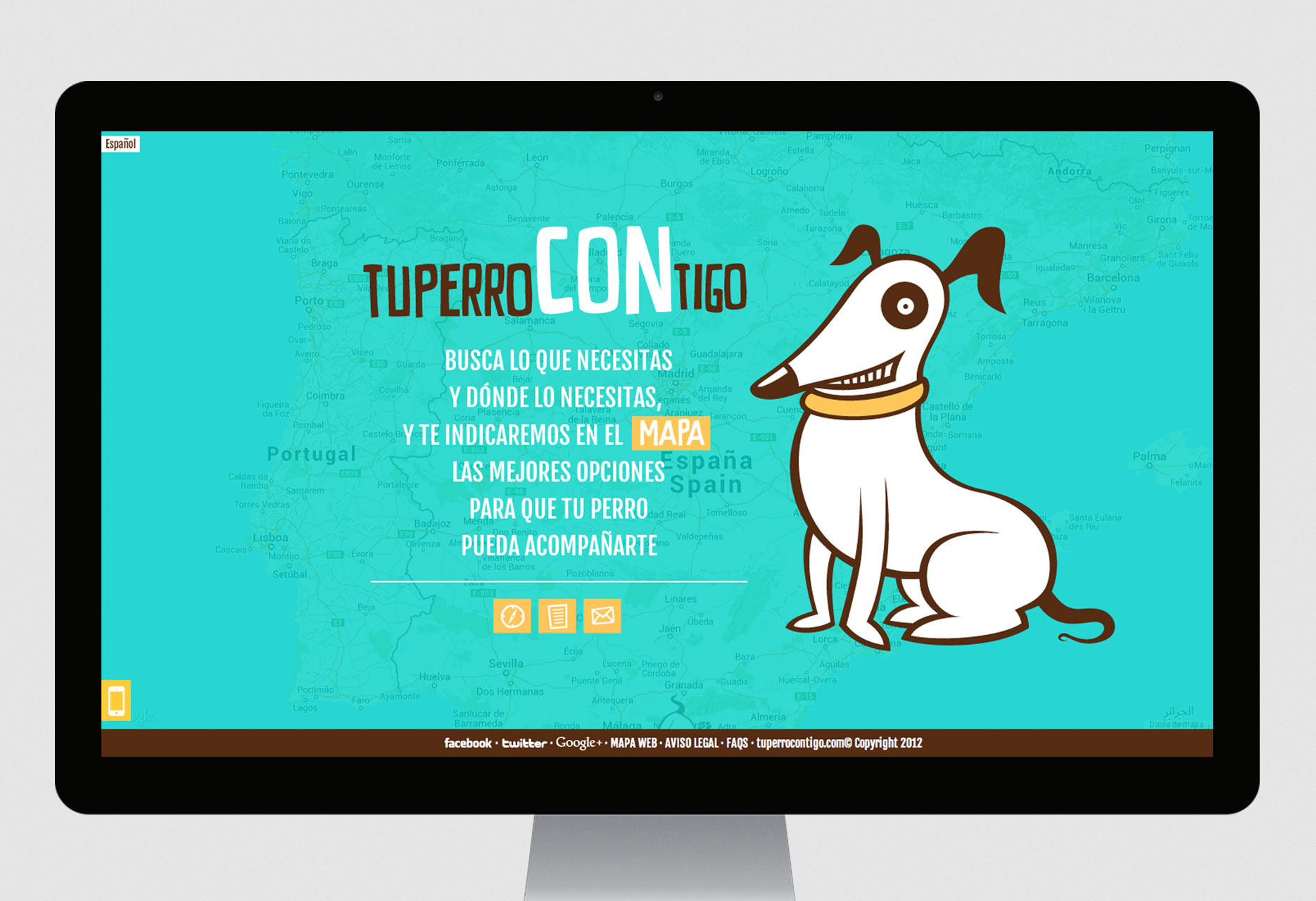 Web red social Tu perro contigo - app móvil / desarrollo web / diseño sensible / diseño web / gestor de contenidos
